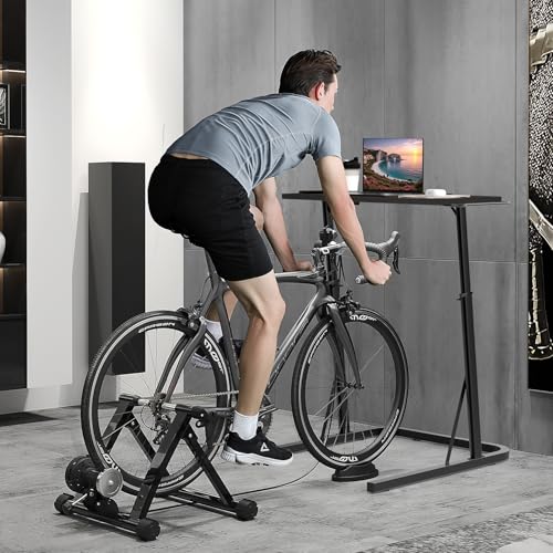 VTORY Black Adjustable Height Standing Desk for Treadmill Walking & Cycling