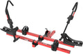 TANX Bike Rack for E-Bikes | Smart Tilting Platform for Fat Tire Bikes | 200 lbs Capacity, Fits 2-Inch Receiver, Red