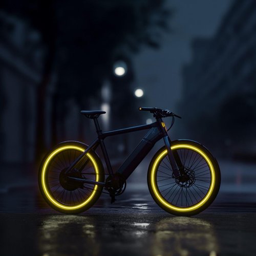 customTAYLOR33 (All Vehicles Yellow/Gold High Intensity Grade Reflective Copyrighted Safety Rim Tapes (Must Select Your Rim Size), 26" (TIRE Size, for Bicycles/E-Bikes)