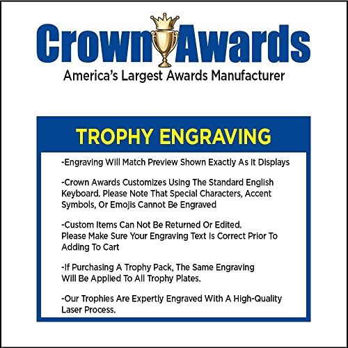Personalized Golf Trophy 12.5 Inch Engraved Award for Tournaments & Champions