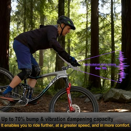LUNJE Black 120° Adjustable Bicycle Suspension Stem for MTB Gravel & Hybrid Bikes