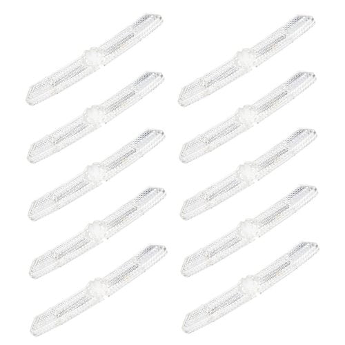 Kisangel Bike Wheel Reflectors 10Pcs Bicycle Spoke Reflective Safety Warning Accessories for Night Riding Road and Mountain Bikes