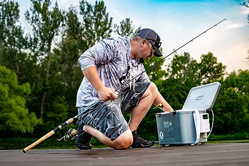 ULTRA Quiet Lithium-Ion USB Bait Aerator Pump & Bubbler - White XL