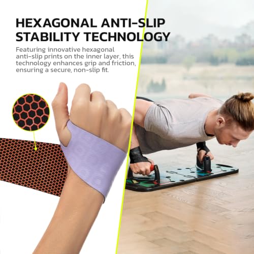 Support Wrist Brace for Carpal Tunnel Tendonitis Pain Relief Black - Reinforced