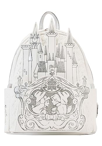 Disney Cinderella Mini Backpack Loungefly Vegan Leather Girl's Bag - One Size