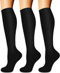 Skiennix Compression Socks - Ultimate Support for Nurses, Running & Recovery | 3 Pairs