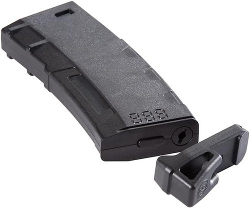 Lancer Tactical Airsoft Magazine - High-Speed MidCap with 130 Round Capacity & Transparent Window