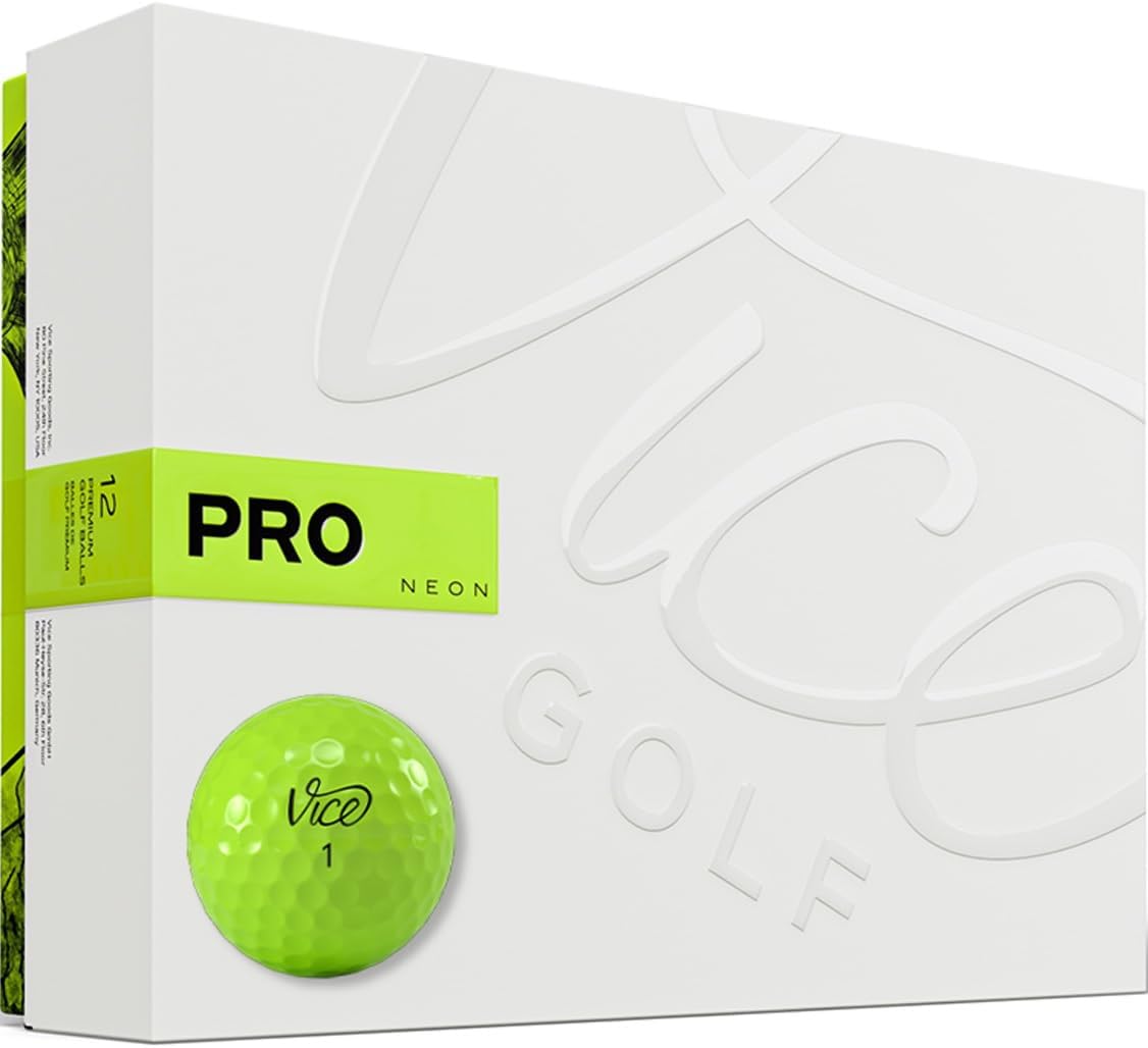 Vice Pro Golf Balls - High Performance, Durable Design for Maximum Distance | White