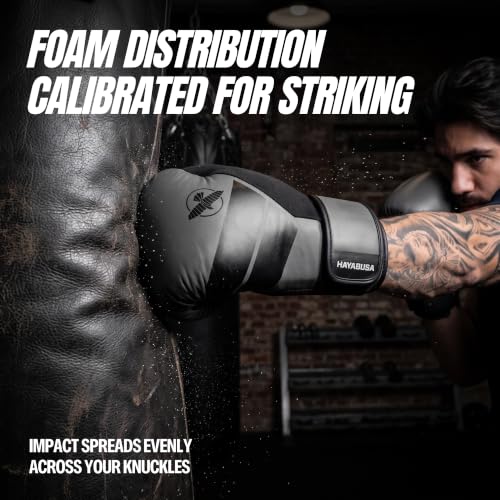 Hayabusa S4 Boxing Gloves 14oz Medium Wine - Sparring & Muay Thai Gear