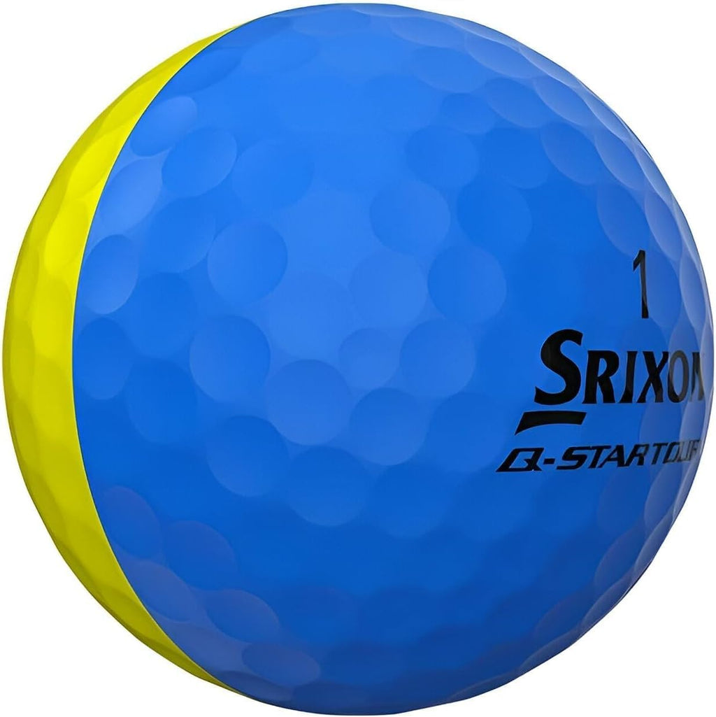 Srixon Q-Star Tour Divide Golf Balls - Enhanced Visibility & Performance | Prior Generation