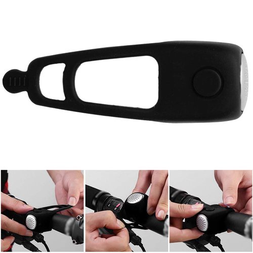 Keenso Horn, 90 Decibels Electric Ringing Alarm, Universal Handlebar Mount, Emergency Warning for Mountain Biking, Road Cycling, and Trail Navigation