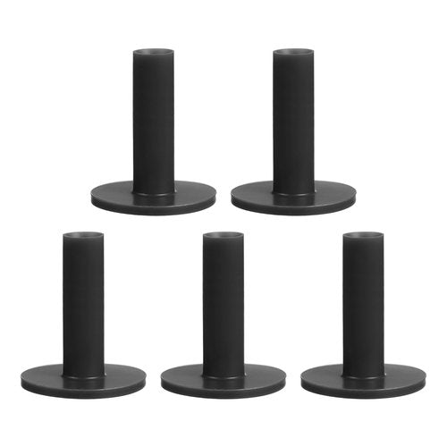 PATIKIL 3 Inch Rubber Golf Tees, 5 Pack Tall Practice Training Driving Range Tees Stable Ball Holder for Outdoor Indoor Hitting Mat, Black
