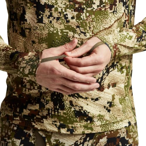 XX-Large Sitka Core Lightweight Crew Long Sleeve Hunting Base Layer Men Optifade Subalpine