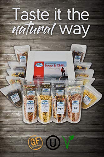 Harmony House Backpacking Soup and Chili Kit - 18 Pack Emergency Food Supply