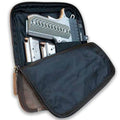 Dark Brown UC Leather Concealed Carry Gun Case with Holster & Waist Belt