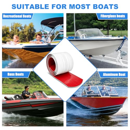 7FT Boat Keel Guard for Fiberglass & Aluminum Hulls Self-Adhesive Corrosion-Resistant