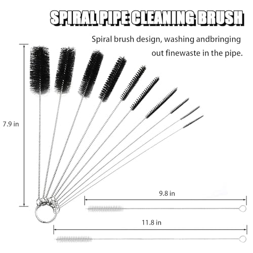Multi-Purpose Spray Gun Cleaning Kit with Nylon & Wire Brushes