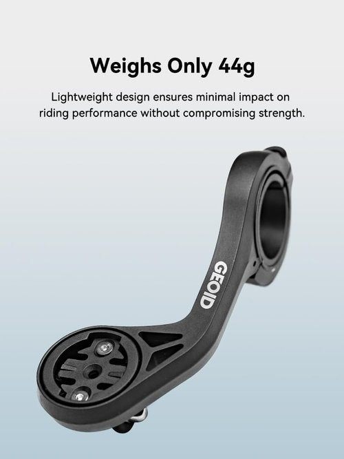 GEOID Bike Computer Mount, Out Front Cycling Computer Road Bike Mount Compatible with Garmin Wahoo Bryton Magene Cycplus CooSpo XOSS Cycling Computer with GoPro Action Camera and Bike Light