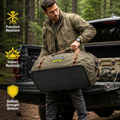 DuraBilt 80L Green Waterproof Tactical Duffel Bag & Dry Bag