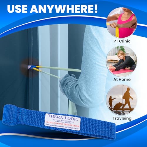 Resistance Bands & Tubing Door Anchors Pack of 50 - Blue, Non-Slip, Multi-Purpose Exercise Equipment