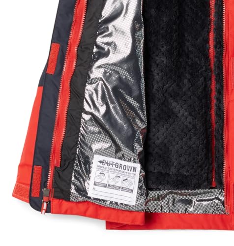 Columbia Youth Bugaboo III Fleece Interchange Jacket - X-Small, Sail Red/Black