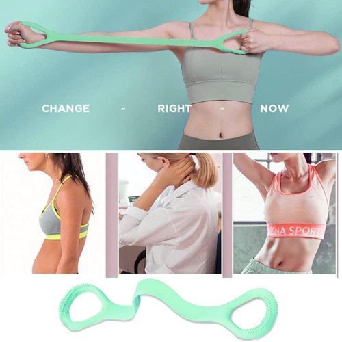 Figure 8 Resistance Band - Versatile Elastic Exercise Band for Arms, Legs, and Shoulders | Ideal for Yoga and Physical Therapy