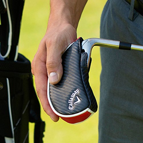 Callaway Premium Golf Iron Head Covers Set - Red & Black, Fits 4-PW, SW, AW, X