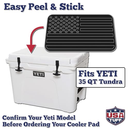USATuff SeaDek EVA Cooler Pad for YETI Tundra 35 - Black & Storm Gray, Peel & Stick