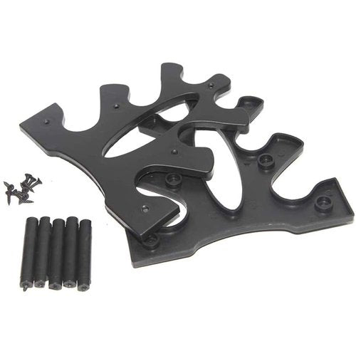 ZAICOLER Dumbbell Rack Stand, Multi Layer Design PP Small Dumbbell Holder Weight Rack Dumbbell Stand Easy Assembly for Home Use, Gym