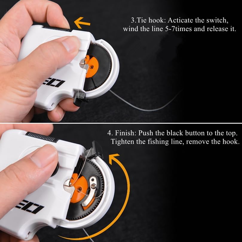 OriGlam Fishing Knot Tying Tool - Quick & Easy Knot Tying for Saltwater & Freshwater Fishing