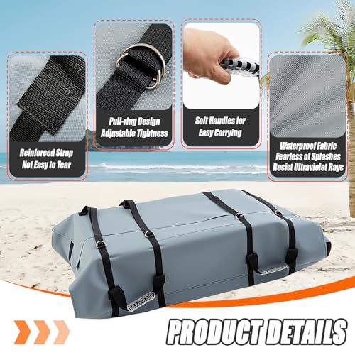 Abbylike Silver Foldable Inflatable Boat Storage Bag for 14.11-15.42ft Boats