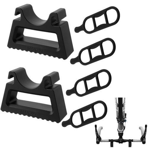 CHENSHUO Bicycle Repair Handlebar Braket,Bicycle Repair Stand Handlebar Stabilizer,Bike Handlebars Jack Stands,Fits 1.14 to 1.33in,2 Pieces. Black