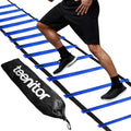 Blue 23 Ft Agility Ladder for Speed & Footwork Training - Sports Equipment