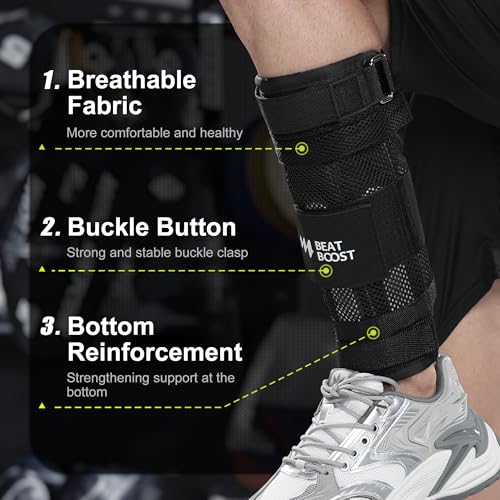 BeatBoost 20LB Adjustable Ankle & Wrist Weights Set for Workout & Pilates