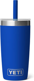 YETI Rambler Jr. 10 Oz Tumbler - Durable Insulated Design with Silicone Straw Lid