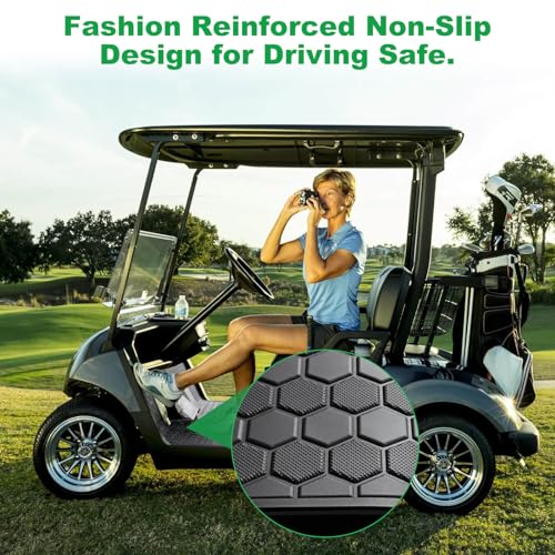 LEAPGOMAX Black Golf Cart Floor Mat for Yamaha G29 Drive & Adventurer 2007-2016