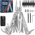 BIBURY 31-in-1 Multitool Pliers Pro with Silver Finish — Camping & Outdoor