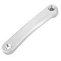 Bnineteenteam Bike Crank Arm,Aluminum Alloy Left Single Chain Crank Arm 170mm Left Crank Arm for Bike Replacement Accessory(Silver-)