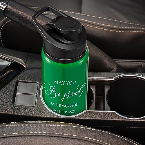 Multicolor 20 oz Aluminum Water Bottles Bulk Set - Thank You Gift, Reusable