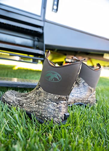 Men’s Camouflage Waterproof Hunting Ankle Boots - Canteen/Realtree Timber Variation