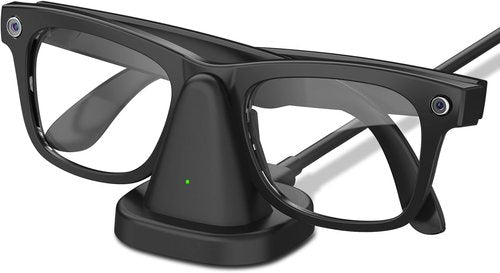 Charging Stand for Ray-Ban Meta Smart Glasses, Portable Charging Dock for Wayfarer, Headliner, Skyler with 3.3 ft USB-C Cable, Charger for Meta Glasses RayBan (Charging Dock)