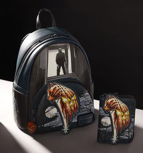 Loungefly Halloween Michael Myers Jack-O'-Lantern Glow Mini Backpack