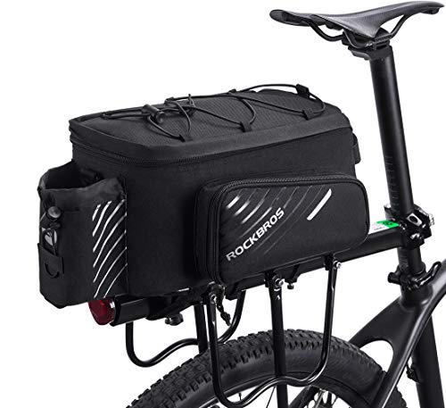 Bike Rear Rack Bag 15L with Rain Cover - Waterproof Pannier for Cycling - Variation 2