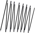 Aluminum Tent Poles Replacement - Black Pre-Assembled 7001 T6 Camping Tent Rod for Durability