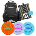 Disc Golf Starter Set with Judge, Truth, Escape Discs - Black