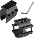 360 Tactical Single Rail Three Slot Barrel Mount Weave Picatinny Weaver Barrel Mount 3 Slot (Barrel Mount & Universal 21mm Weaver Rail)
