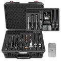TSA Gun Case for Handguns and Magazines - Black, 8 Pistol & 12 Magazine Capacity