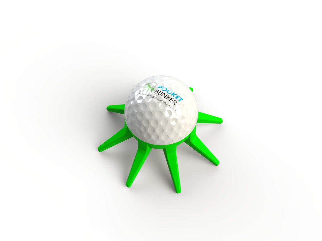 Pocket Bunker: Single Pack - Practice Golf Bunker Shots Off Grass with This Training aid, no Need for Sand!