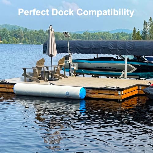 10'x18'' Inflatable Boat Fender - Heavy Duty Dock Bumper for Yachts & Fishing Boats