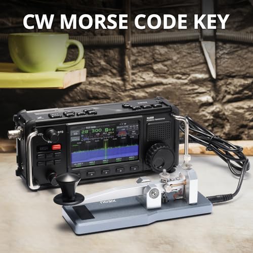 Xiegu VK-5 Mini CW Morse Code Key Straight Key with 3.5mm Jack for Ham Radio